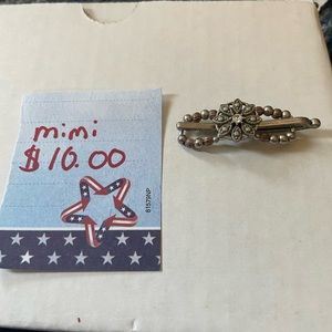 Lila rose mini hair clip